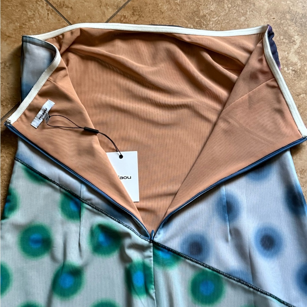 Miaou Lila Polka Dot Strapless Dress |Size- 1XL - Picture 5 of 5